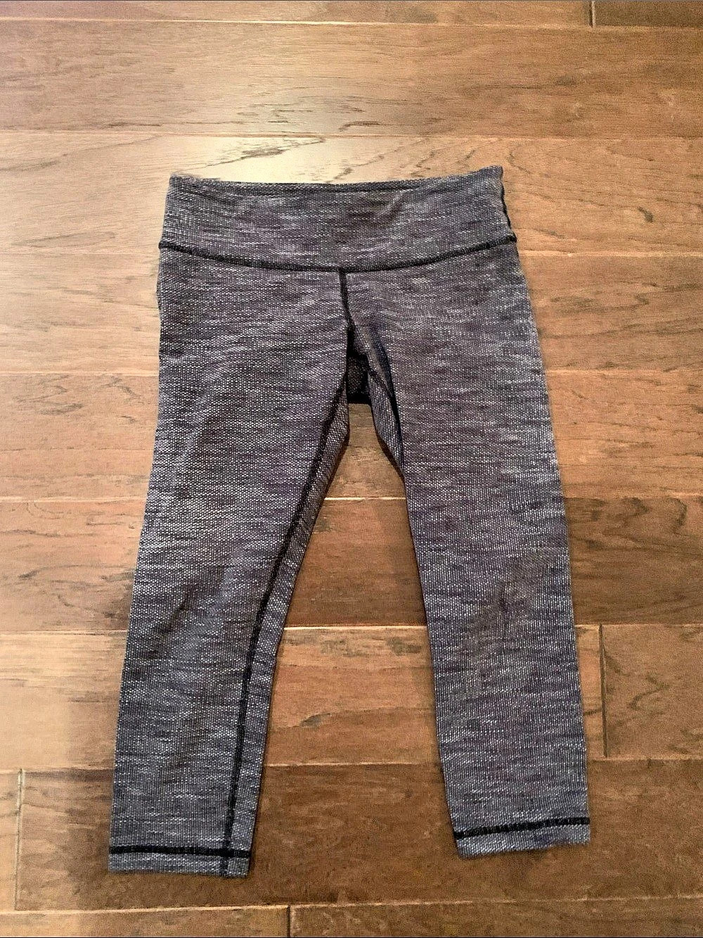 Lululemon Wunder Under Crop High-Rise 21" Gray Leggings